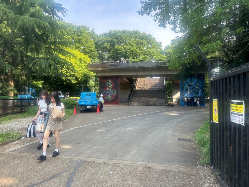 Inside Yoyogi Park, Shibuya, Tokyo
