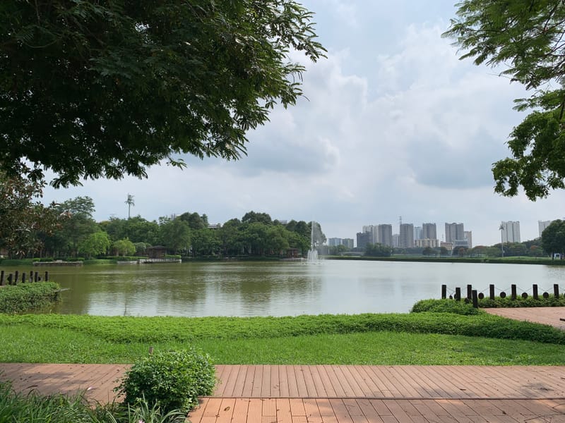 Yen So Park (Cong Vien Yen So), Hoang Mai District, Hanoi, Vietnam