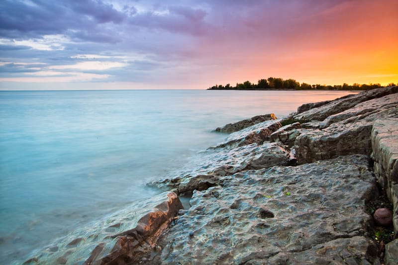 Sunset at Woodbine Beach, Toronto